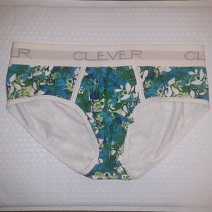 Clever Green Multicolor Floral Animal Printed Cotton Briefs Size L